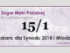 15/1 – Kwadrans dla Synodu 2018 i Młodzieży